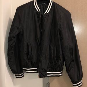 Black Bomber Jacket